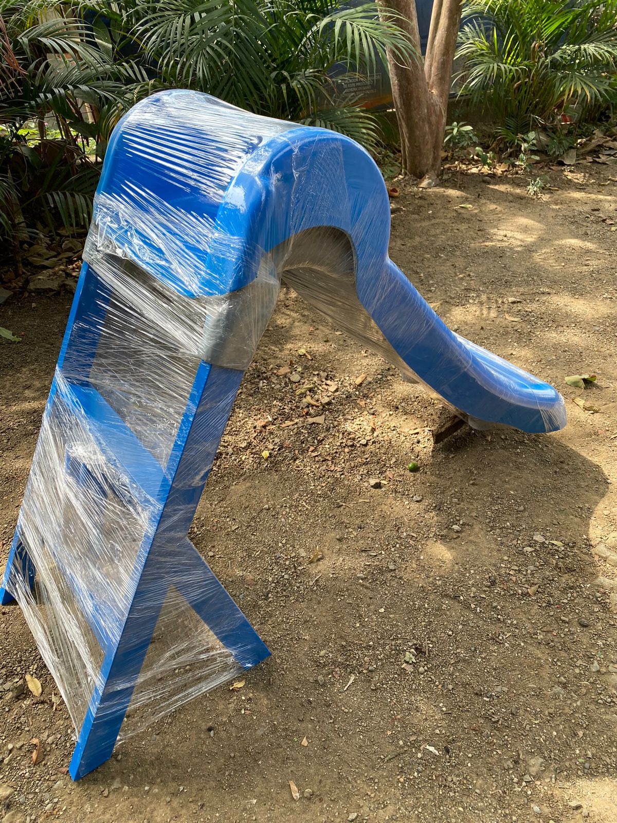 Deslizadero en fibra de vidrio para niños mini dumbo